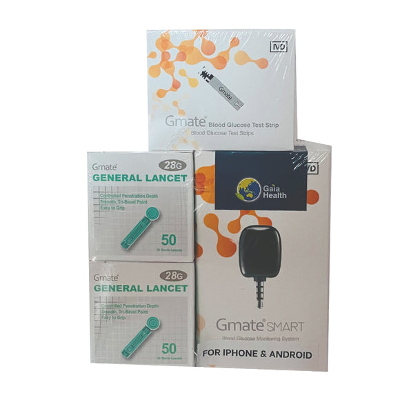 GMATE BLOOD GLUCOSE MONITORING STARTER KIT