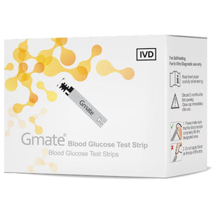 GMATE BLOOD GLUCOSE TEST STRIPS (50'S)