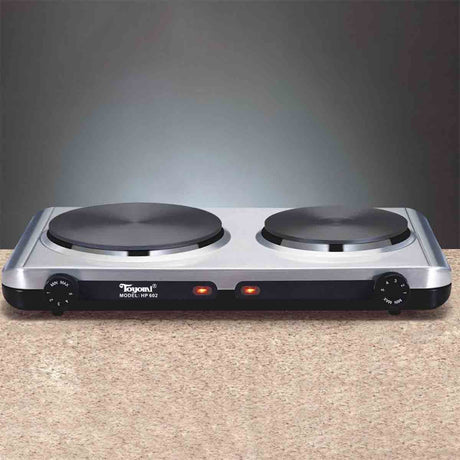 TOYOMI  602 STAINLESS STEEL DOUBLE HOT PLATE