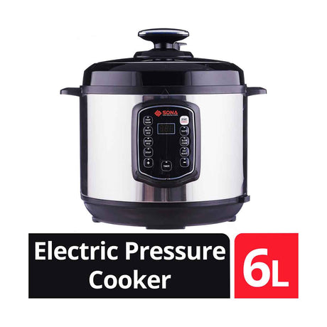 SONA SPC 2501 6.0LTR ELECTRIC PRESSURE COOKER