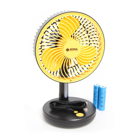 SONA SFP 1906 PORTABLE FAN WITH LIGHTING 6''