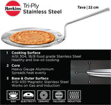 HAWKINS 22CM TRI-PLY STAINLESS STEEL TAVA (SSTV22)