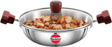 HAWKIN 1.5L TRI-PLY SS DEEP FRYPAN WITH GLASS LID (SSD15G)