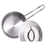 PREMIER STAINLESS STEEL TRIPLY SAUCE PAN & LID 18CM (TPS-18)