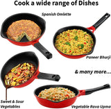 HAWKIN 24CM NON-STICK DIE CAST FRYPAN WITH LID (IDCF24G)