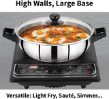 HAWKINS 3L 26CM COOK N SERVE FRY PAN WITH GLASS LID (SSF3LG)