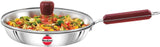 HAWKINS 26CM TRI-PLY STAINLESS STEEL FRY PAN WITH GLASS LID (SSF26G)