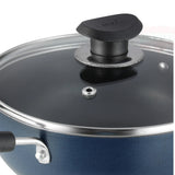 VINOD NON-STICK DEEP KADAI WITH LID 22CM (ZNKL-22)