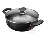 VINOD HARD ANODISED KADAI WITH LID 18CM (HADK-18)