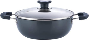 VINOD HARD ANODISED KADAI WITH LID 24CM (HADK-24)