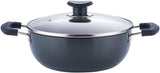 VINOD HARD ANODISED KADAI WITH LID 24CM (HADK-24)