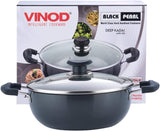 VINOD HARD ANODISED KADAI WITH LID 28CM (HADK-28)