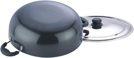 VINOD HARD ANODISED KADAI WITH LID 34CM (HADK-34)
