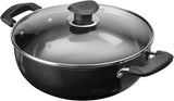 VINOD HARD ANODISED INDUCTION KADAI WITH LID 22CM (IHADK-22)