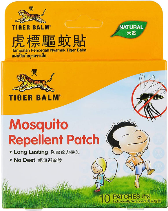 TIGER MOSQUITO REPELLENT  PATCH 10'S
