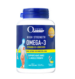 "OCEAN HEALTH" HIGH STRENGTH OMEGA-3 VITAMIN D3-ENRICHED 180s