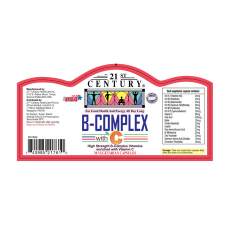 21ST CENTURY B- COMPLEX WITH C 30S CAP