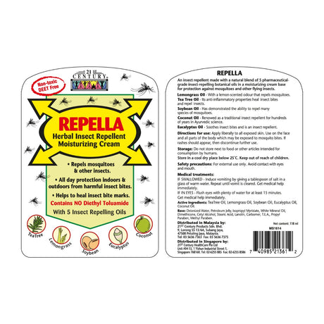 21ST CENTURY REPELLA MOSQUITO REPELLENT CREAM