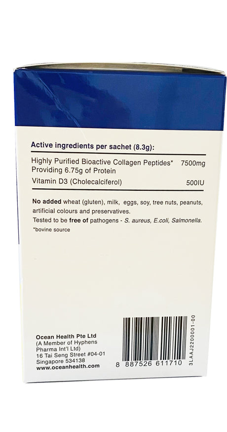 "OCEAN HEALTH" MUSCLE STRENGTH FORMULA 14 SACHETS