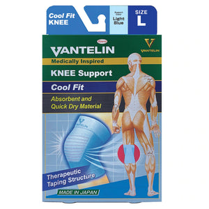 VANTELIN COOL FIT KNEE SUPPORT BLUE SIZE-L