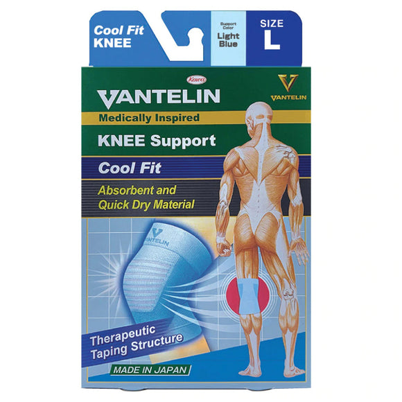 VANTELIN COOL FIT KNEE SUPPORT BLUE SIZE-L
