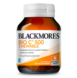 BLACKMORES BIO C CHEWABLE 500 - CRUISE (50 TABLETS)
