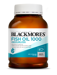 BLACKMORE ODOURLESS FISH OIL (400 CAPSULES)