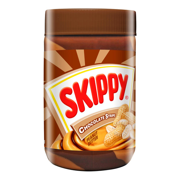 SKIPPY STRIPES CHOCOLATE PEANUT BUTTER 530 GM
