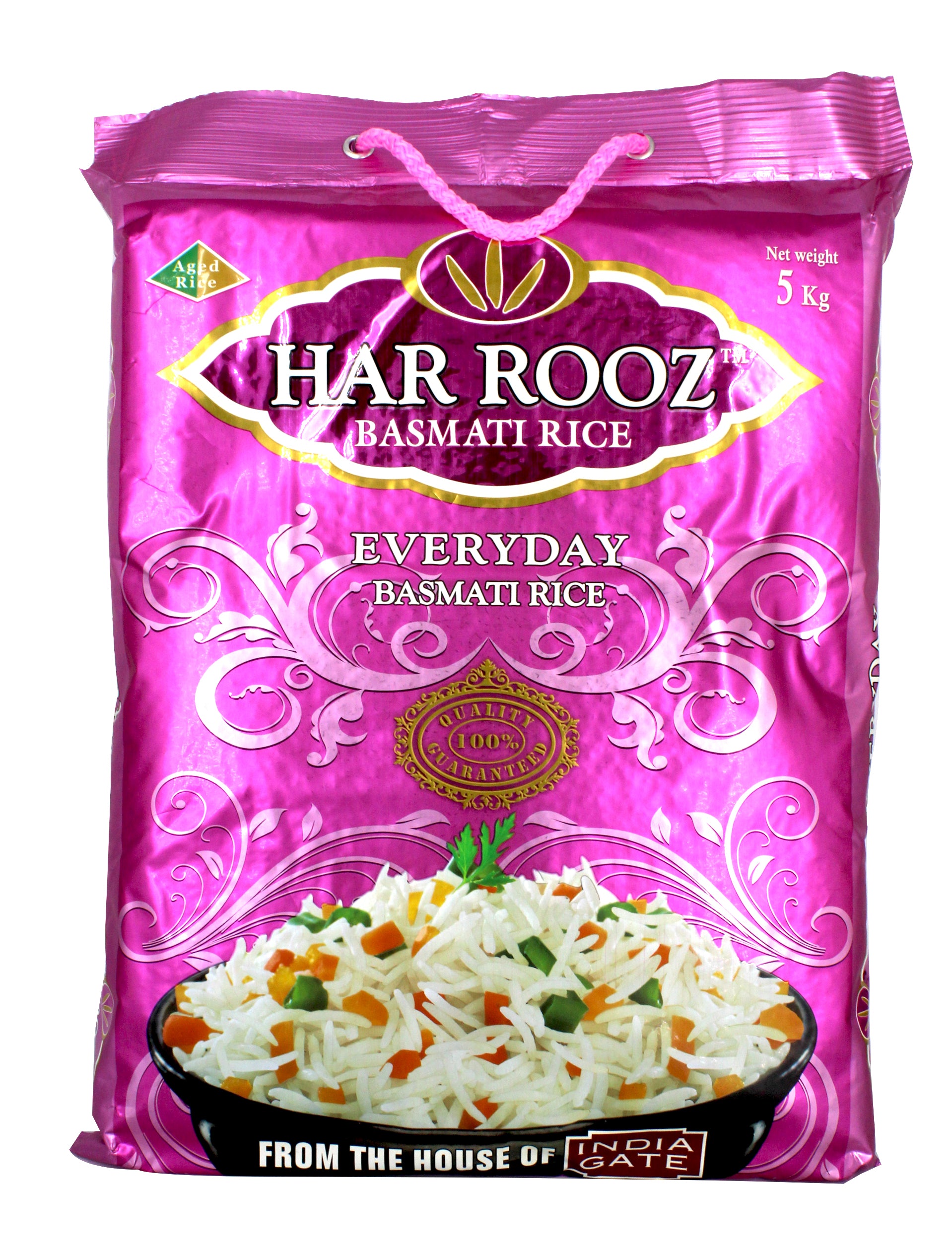 Har Rooz INDIA GATE HAR ROOZ BASMATI RICE 5 KG