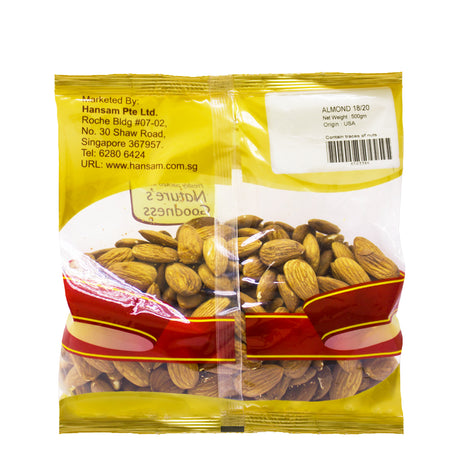 ALMONDS 18-20 (PREMIUM) 500 GM