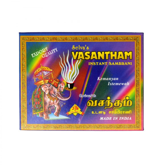 VASANTHAM BOX SAMBRANI 12PCS