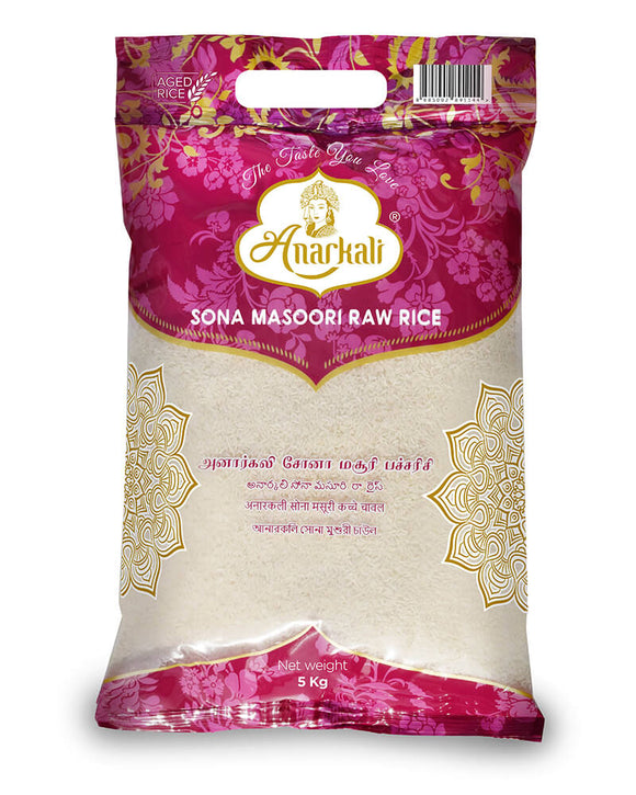 Anarkali sona masoori raw rice