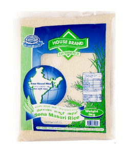 HOUSE BRAND SONA MASURI RICE (RAW RICE) 5KG