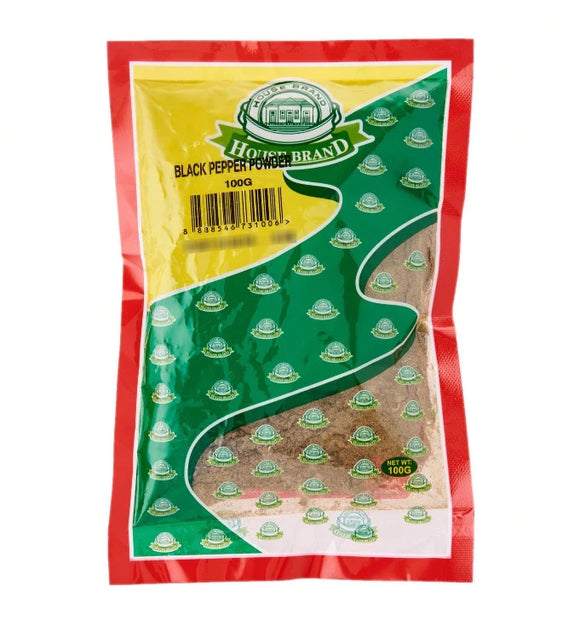 HOUSE BRAND BLACK PEPPER POWDER 100 GM