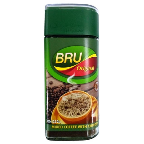 BRU 2252 PURE INSTANT COFFEE BOTTLE 100 GM