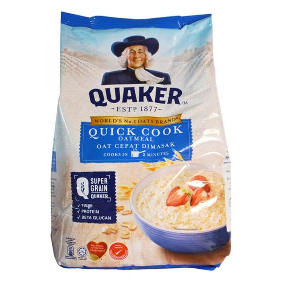 QUAKER QUICK COOK OATMEAL 800 + 100 GM PKT