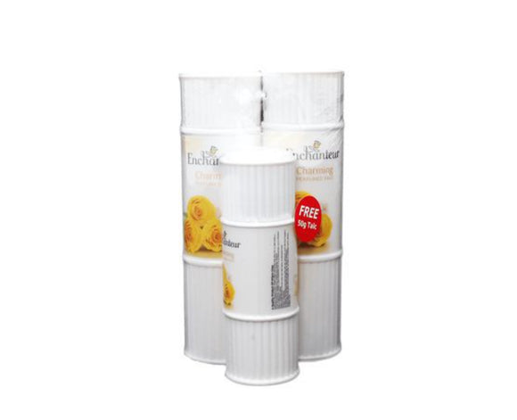 ENCHANTEUR ASST TALC 2 x 125 GM + 50 GM